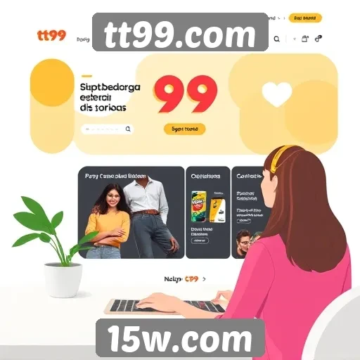 Experiência de usuário no site tt99.com